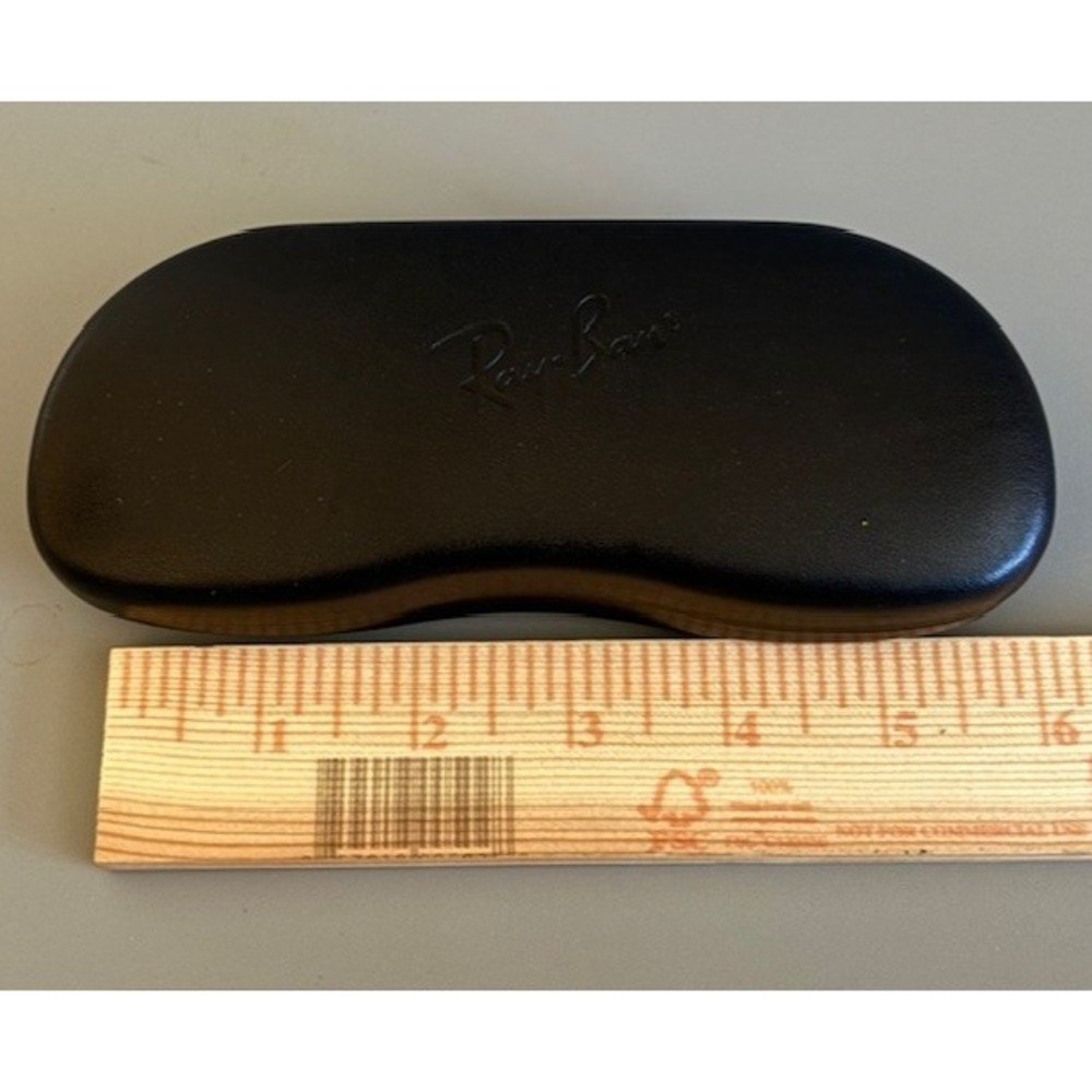 Lot of 2 Ray-Ban Black Hard Eyeglasses/Sunglasses Clamshell Cases - Picture 7 of 15